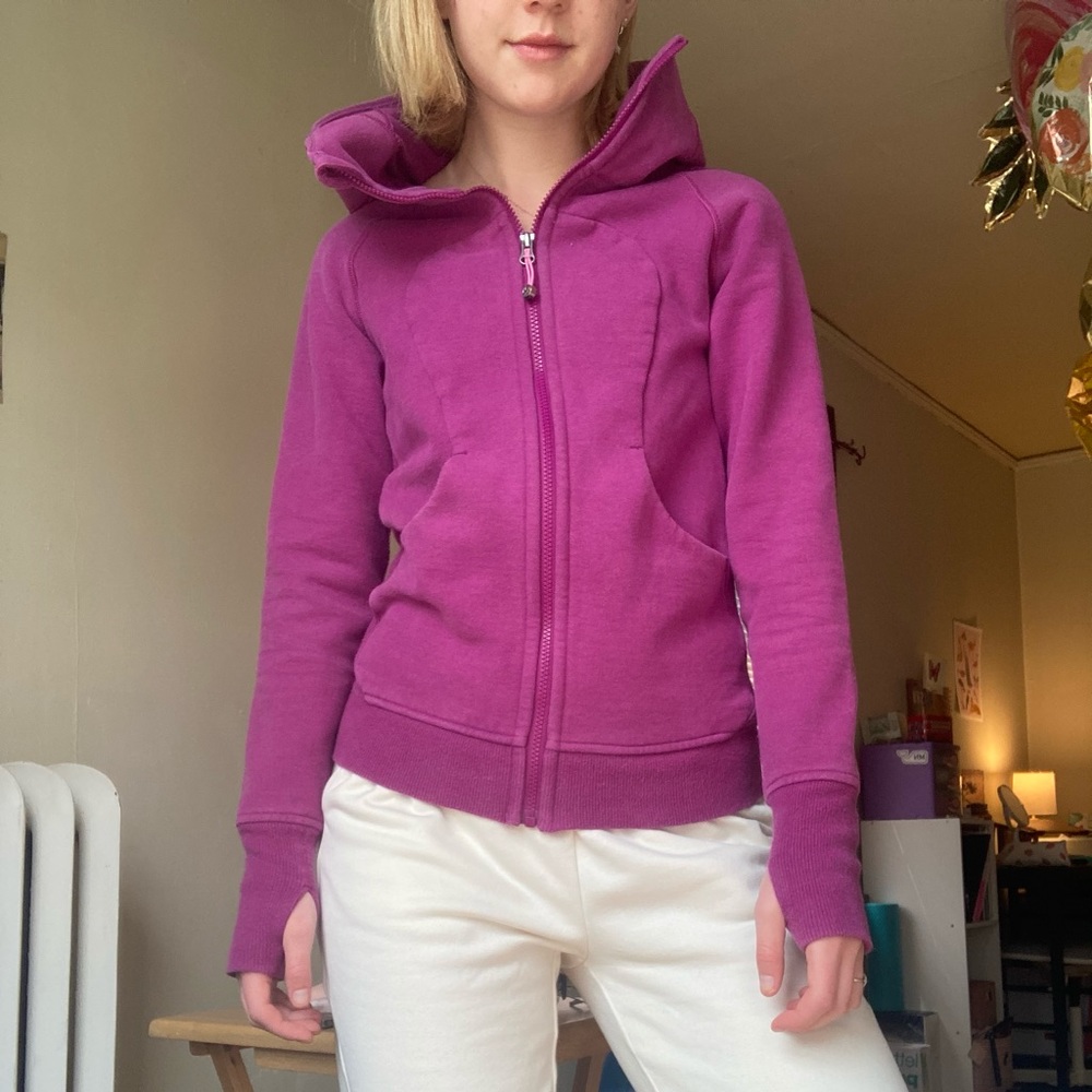 Purple lululemon Scuba Jacket